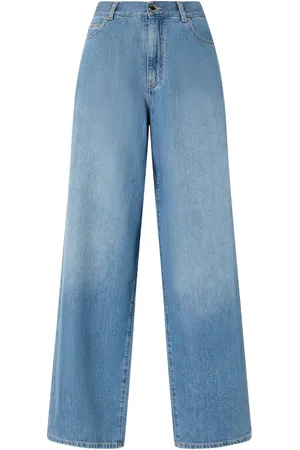 Pinko Jeans, Dames, Blauw, W28, Denim, Lichtblauwe Gewassen Denim Jeans