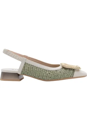 Hispanitas Schoenen, Dames, Groen, 40 EU, Elegante Slingback Schoenen voor Vrouwen