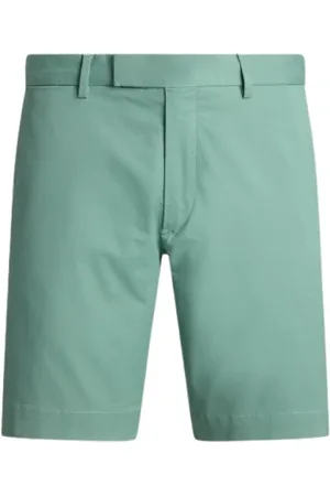 Ralph Lauren Korte broeken, Heren, Groen, W33, Katoen, Slim Fit Stretch Chino Shorts