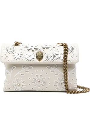 Kurt Geiger Tassen, Dames, , ONE Size, Leer, Schoudertas met Kettingriem