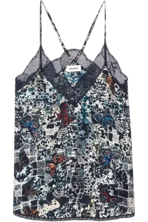 Zadig & Voltaire Tops, Dames, Veelkleurig, M, Stijlvolle Jurken Collectie