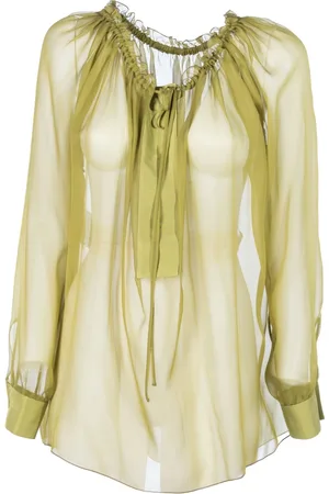 Alberta Ferretti Blouses & Shirts, Dames, Groen, S, Stijlvolle Blouse voor Vrouwen