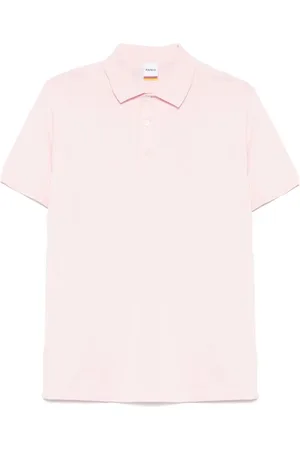 Aspesi Tops, Heren, Roze, XL, Katoen, Basis Polo