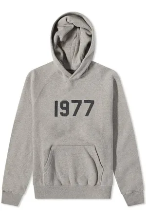 FEAR OF GOD Sweatshirts & Hoodies, Heren, Grijs, S, Donker Haver Hoodie 1977