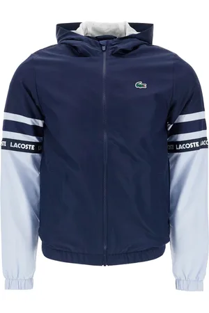 Lacoste Jassen, Heren, Blauw, S, Contrast Sleeve Sportjack