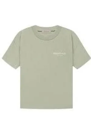 FEAR OF GOD Tops, Heren, Groen, S, Rustige Seafoam T-shirt