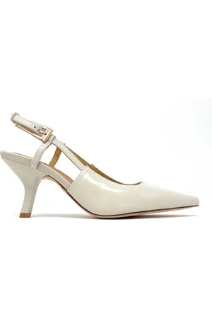 Janet&Janet Schoenen, Dames, , 36 EU, Lakleren Slingback Sandalen