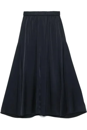 FORTE FORTE Rokken, Dames, Blauw, S, Zijden Rok in Abyss