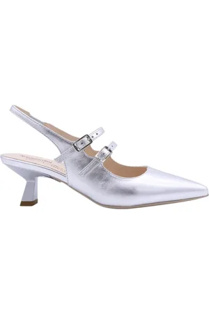 Nero Giardini Schoenen, Dames, Grijs, 38 EU, Slingback Sandalen Venasca
