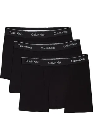 Calvin Klein Ondergoed, Heren, Zwart, XL, Katoen, 3-Pack Stretch Katoenen Boxershorts