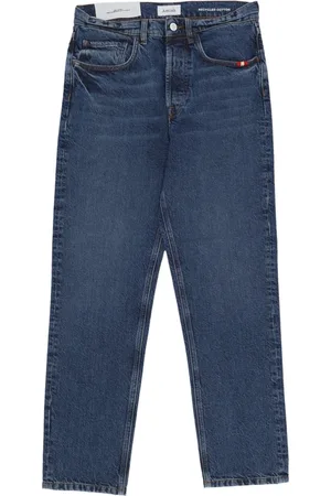 AMISH Jeans, Heren, Blauw, W36, Denim, Straight Denim Heren Jeans