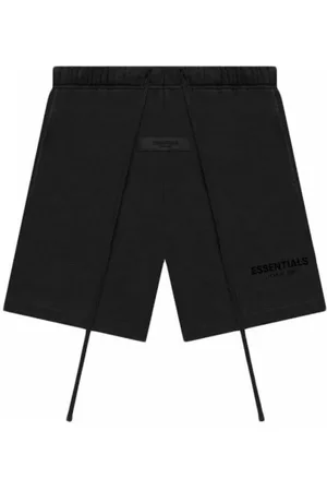 FEAR OF GOD Korte broeken, Heren, Zwart, S, Donker Haver Essentials Shorts Ss 22