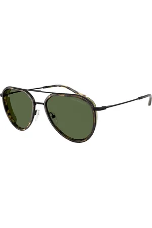 Emporio Armani Accessoires, Heren, Zwart, 56 MM, Zonnebril Ea 2163 Stijl 300171