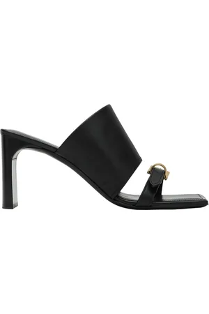 Balenciaga Schoenen, Dames, Zwart, 38 EU, Lage hak sandaal in Bel Air-stijl