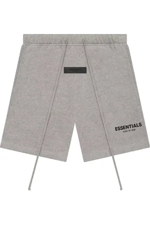 FEAR OF GOD Korte broeken, Heren, Grijs, S, Donker Haver Shorts Essentials