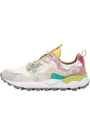 Flower Mountain Schoenen, Dames, Veelkleurig, 40 EU, Suède, Suède Sneakers