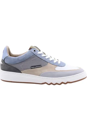 Floris van Bommel Schoenen, Heren, Blauw, 44 1/2 EU, Stijlvolle Sneaker DE Kupster 05.16