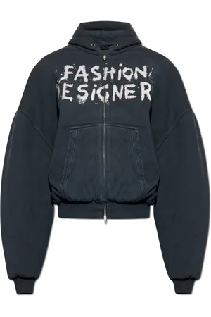 Balenciaga Sweatshirts & Hoodies, Heren, Zwart, M, Katoen, Sweatshirts & Hoodies