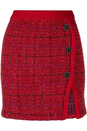 Self-Portrait Rokken, Dames, Rood, L, Katoen, Skirts