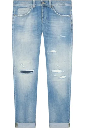 Dondup Jeans, Heren, Blauw, W32, Katoen, George Katoenmix Broek