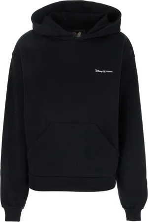 COPERNI Sweatshirts & Hoodies, Dames, Zwart, S, Katoen, Disney Sweaters Zwart Kroon Hoodie