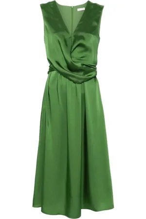 Liu Jo Kleedjes, Dames, Groen, M, Elegante Jurk voor Vrouwen