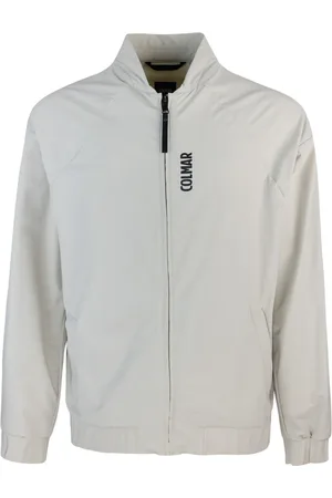 Colmar Jassen, Heren, Wit, L, Nylon, Witte Lente Rits Jas Opvouwbaar