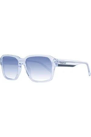Timberland Accessoires, Heren, Wit, ONE Size, Vierkante Gepolariseerde Zonnebril - Volledig omrande stijl