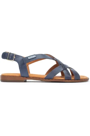 Pikolinos Schoenen, Dames, Blauw, 36 EU, Blauwe damessandaal voor de zomer