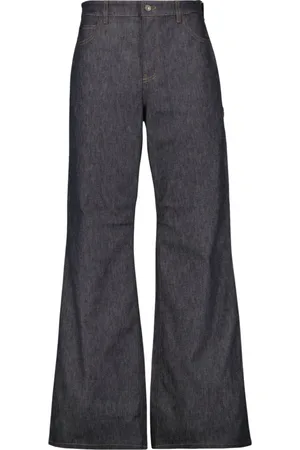 Courrèges Jeans, Heren, Grijs, W29, Denim, Baggy Denim Broek Lente-Zomer 2025