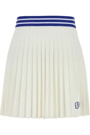 BODE Rokken, Dames, , S, Witte Piquet Court Mini Rok