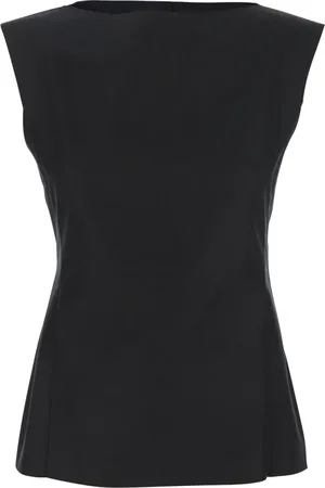 Marni Tops, Dames, Zwart, XS, Katoen, Zwarte Top voor Vrouwen