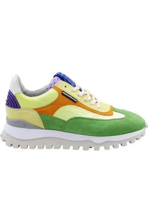 Floris van Bommel Schoenen, Heren, Groen, 41 EU, Casual Sneaker DE Grommer 07.00