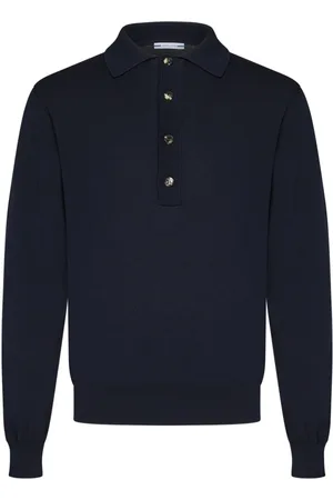 Jacob Cohen Tops, Heren, Blauw, M, Katoen, Blauwe Polo T-shirts en Polos