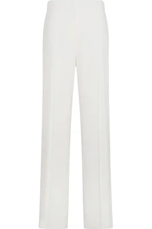SEVENTY BY SERGIO TEGON Broeken, Dames, Wit, XS, Stretch cady crêpe viscose lange broek