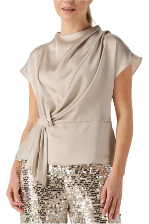 Bruuns Bazaar Blouses & Shirts, Dames, , S, Linnen, Zand Tinja Blouse voor Zonnige Dagen