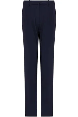 Duno Broeken, Dames, Blauw, M, Klassieke Pantalone voor dagelijks gebruik