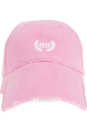Balenciaga Accessoires, Dames, Roze, S, Katoen, Baseballpet