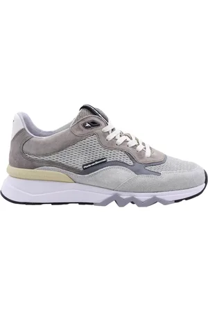 Floris van Bommel Schoenen, Heren, Grijs, 45 EU, Casual Sneaker DE Zager 02.54