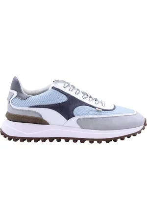 Floris van Bommel Schoenen, Heren, Blauw, 42 1/2 EU, Stijlvolle Sneaker met Noppi 37.01