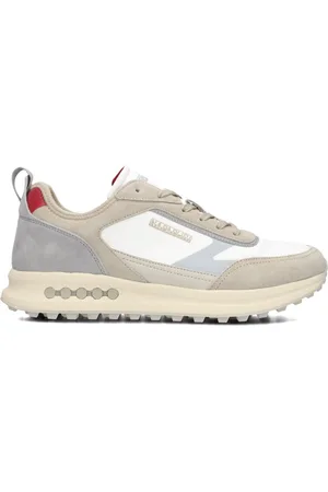 Napapijri Schoenen, Heren, Veelkleurig, 45 EU, Beige Lage Sneakers voor Heren
