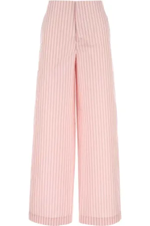 Serafini Broeken, Dames, Roze, S, Geborduurde Poplin Broek