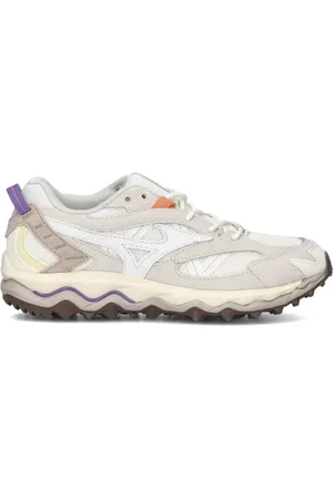 Mizuno Schoenen, Dames, Grijs, 38 EU, Leer, Wave Mujin Tl Dames Sneakers Grijs