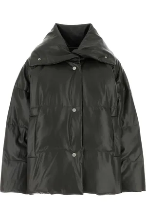 Nanushka Jassen, Dames, Grijs, M, Houtskool Synthetisch Leren Donsjas