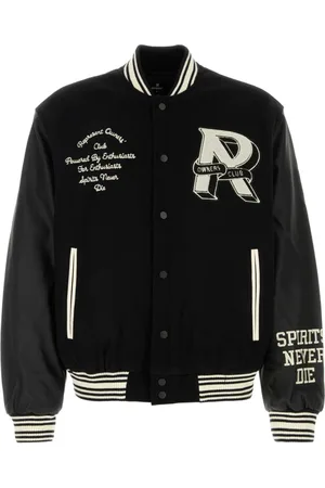 Represent Jassen, Heren, Zwart, M, Zwarte Vilt Club Bomberjack