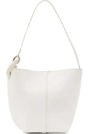 J.W.Anderson Tassen, Dames, , ONE Size, Leer, Hoek emmer tas