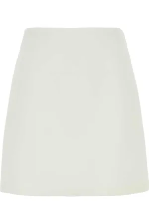 ERMANNO SCERVINO Rokken, Dames, Wit, M, Witte Viscose Blend Rok