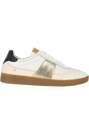 Fred de la Bretoniere Schoenen, Dames, Wit, 38 EU, Leren Sneaker Zazza Ella