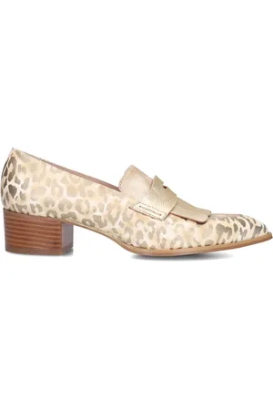 Pertini Schoenen, Dames, , 42 EU, Leer, Panther Print Instappers