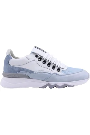 Floris van Bommel Schoenen, Heren, Blauw, 42 EU, Casual Sneaker DE Zager 01.24